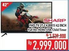 Promo Harga SHARP 2T-C42BB1i | Android TV 42"  - Hypermart