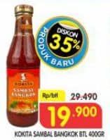Promo Harga Kokita Sambal Bangkok 400 gr - Superindo