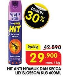 Promo Harga HIT Aerosol Lilly Blossom 675 ml - Superindo