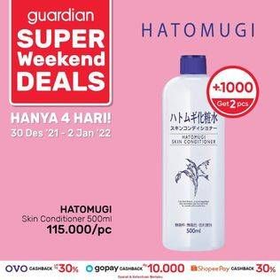 Promo Harga HATOMUGI Skin Conditioner 500 ml - Guardian