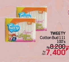 Promo Harga Tweety Cotton Buds ART 111 100 pcs - LotteMart