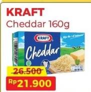 Promo Harga Kraft Cheese Cheddar 160 gr - Alfamart