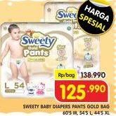 Promo Harga Sweety Gold Pants L54, M60, XL44 44 pcs - Superindo