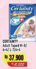 Promo Harga Certainty Adult Diapers M8, M10, L7, L10 7 pcs - Alfamart