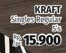 Promo Harga KRAFT Singles Cheese Regular 5 pcs - Lotte Grosir