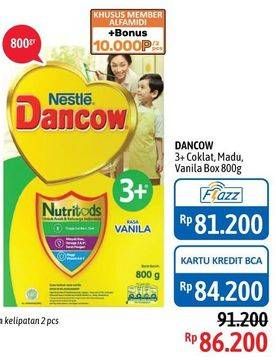 Promo Harga DANCOW Nutritods 3+ Madu, Vanila 800 gr - Alfamidi