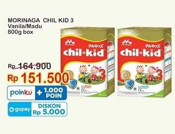 Promo Harga Morinaga Chil Kid Gold Madu, Vanila 800 gr - Indomaret