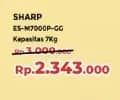Promo Harga Sharp ES-M7000P-GG 7kg Megamouth Series  - Yogya