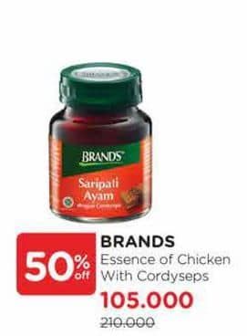 Promo Harga Brands Essence Of Chicken Cordyceps 70 gr - Watsons