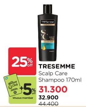 Promo Harga Tresemme Shampoo Scalp Care 170 ml - Watsons