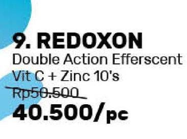 Promo Harga REDOXON Double Action Vit C + Zinc 10 pcs - Guardian