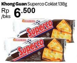 Promo Harga KHONG GUAN Superco Coklat 138 gr - Carrefour