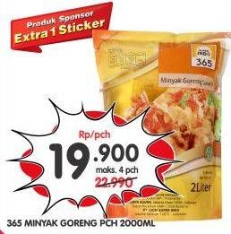 Promo Harga 365 Minyak Goreng 2 ltr - Superindo