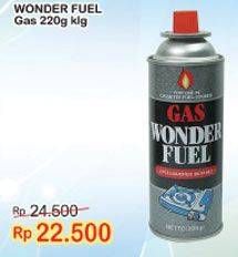 Promo Harga WONDERFUEL Gas Tabung 220 gr - Indomaret