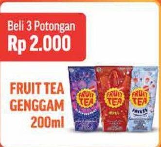 Promo Harga SOSRO Fruit Tea per 3 pcs 200 ml - Hypermart