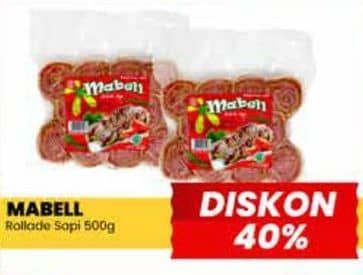 Promo Harga Mabell Rolade Sapi 500 gr - Yogya