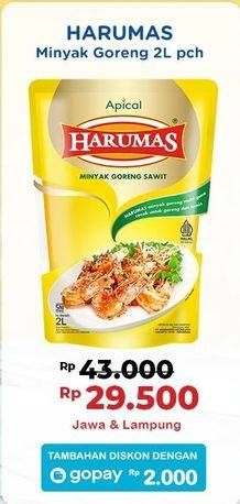 Promo Harga Harumas Minyak Goreng 2000 ml - Indomaret