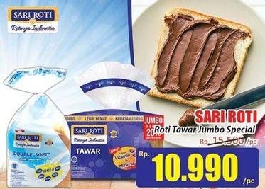 Promo Harga SARI ROTI Roti Tawar Special  - Hari Hari