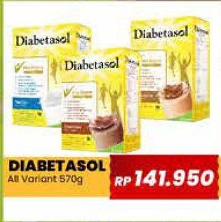 Promo Harga Diabetasol Special Nutrition for Diabetic All Variants 570 gr - Yogya