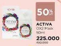 Promo Harga ACTIVA OX2 Mask 50 ml - Watsons