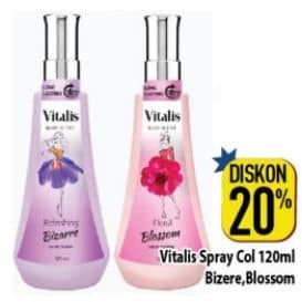 Promo Harga Vitalis Body Scent Bizarre, Blossom 120 ml - Hypermart