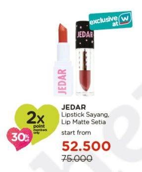 Promo Harga JEDAR Lipstick Sayang, Setia  - Watsons