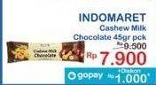 Promo Harga Indomaret Cashew Milk Chocolate 45 gr - Indomaret