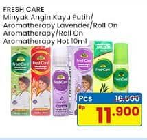 Promo Harga Fresh Care Minyak Angin Aromatherapy Lavender, Kayu Putih, Hot Strong 10 ml - Indomaret
