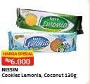 Promo Harga NISSIN Cookies Lemonia Coconut, Original 130 gr - Alfamart