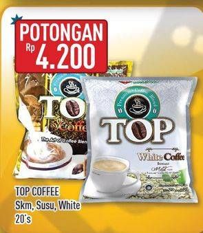 Promo Harga TOP COFFEE Kopi Susu Kental Manis/Kopi Susu/White Coffee  - Hypermart