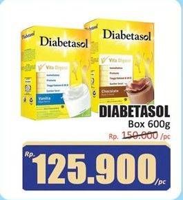 Promo Harga Diabetasol Special Nutrition for Diabetic 600 gr - Hari Hari