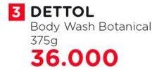 Promo Harga Dettol Body Wash Activ Botany 370 gr - Watsons