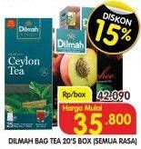Promo Harga Dilmah Tea All Variants 20 pcs - Superindo