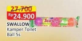 Promo Harga Swallow Naphthalene Toilet Colour Ball S-109 5 pcs - Alfamart