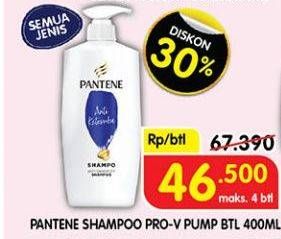 Promo Harga Pantene Shampoo All Variants 400 ml - Superindo