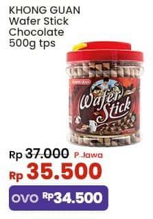 Promo Harga Khong Guan Wafer Stick Chocolate 500 gr - Indomaret