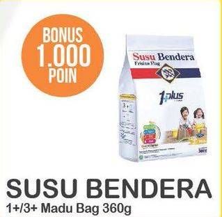 Promo Harga FRISIAN FLAG Susu Bendera 1 Plus / 3 Plus 360 gr - Alfamart