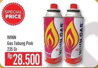 Promo Harga WINN GAS Tabung Gas Pink 235 gr - Hypermart