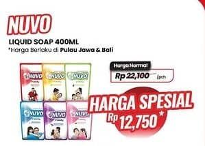 Promo Harga Nuvo Body Wash 400 ml - Carrefour