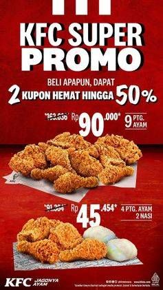 Promo Harga Super Promo  - KFC