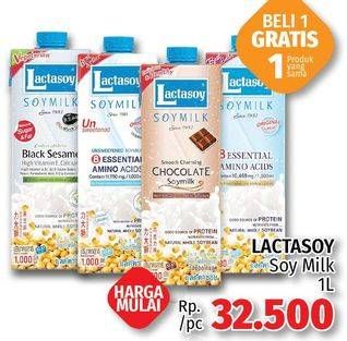 Promo Harga LACTASOY Soya Milk 1 ltr - LotteMart