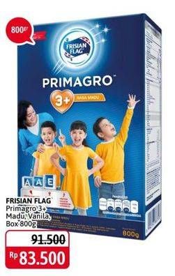 Promo Harga FRISIAN FLAG Primagro 3+ Madu, Vanilla 800 gr - Alfamidi