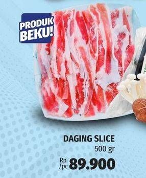 Promo Harga Daging Sapi Slice 500 gr - Lotte Grosir