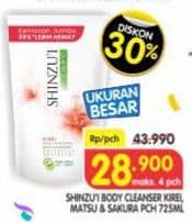 Promo Harga Shinzui Body Cleanser Kirei, Matsu, Sakura 800 ml - Superindo