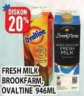 BROOKFARM/OVALTINE Fresh Milk