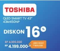 Promo Harga Toshiba 43M450NP QLED Google TV  - Electronic City