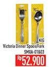 Promo Harga KEDAUNG Victoria Dinner Spoon/Fork  - Hypermart