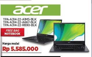 Promo Harga Acer A314-22-A1M5/Acer Aspire A314-22-A667/Acer ACER A314-22-R890   - COURTS