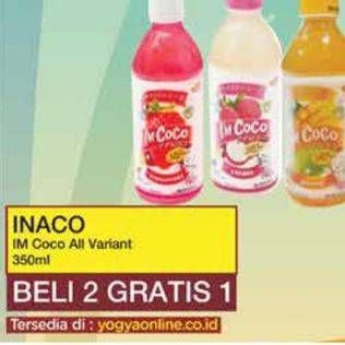 Promo Harga Inaco Im Coco Drink All Variants 350 ml - Yogya