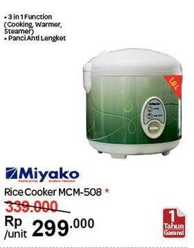Promo Harga MIYAKO MCM-508  - Carrefour
